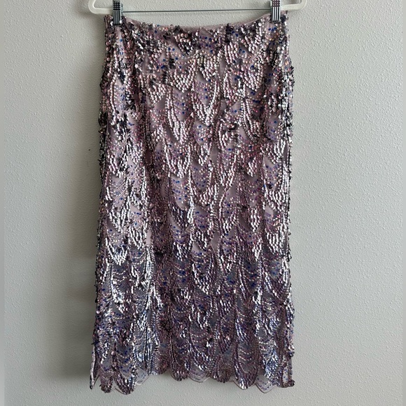 NEW Zara Sequin Midi Skirt Size Medium - Picture 13 of 13